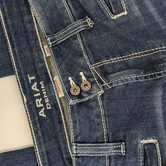 Ariat Women's Straight Leg Jeans - Blue - Picture 9 of 16